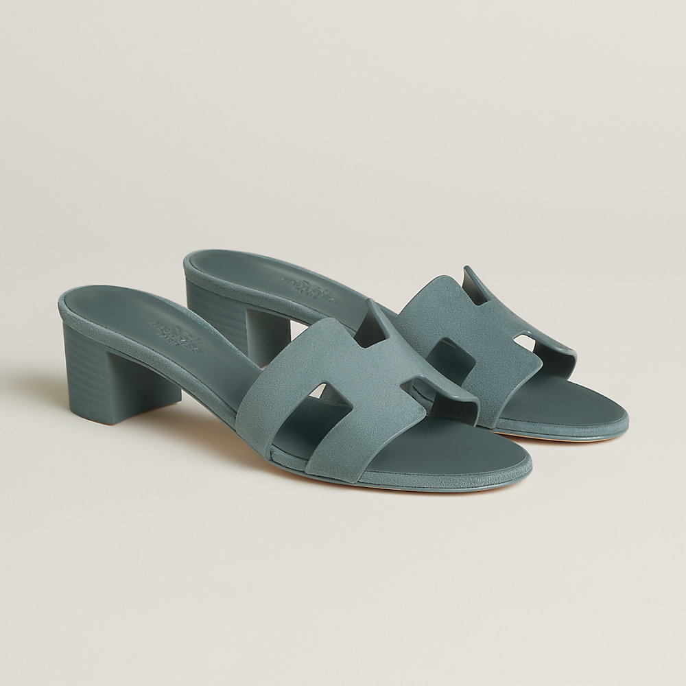 HERMES オアジス　34 Oasis sandal - Blue | Hermès Canada
